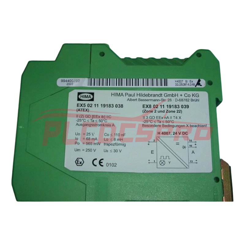 HIMA H 4007 Amplificateur de commutation lié à la sécurité