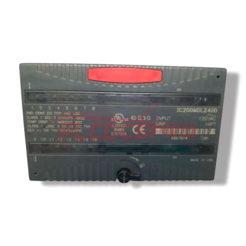 GE Fanuc IC200MDL240 Mô-đun đầu vào 16 kênh điện áp/dòng điện 16 bit