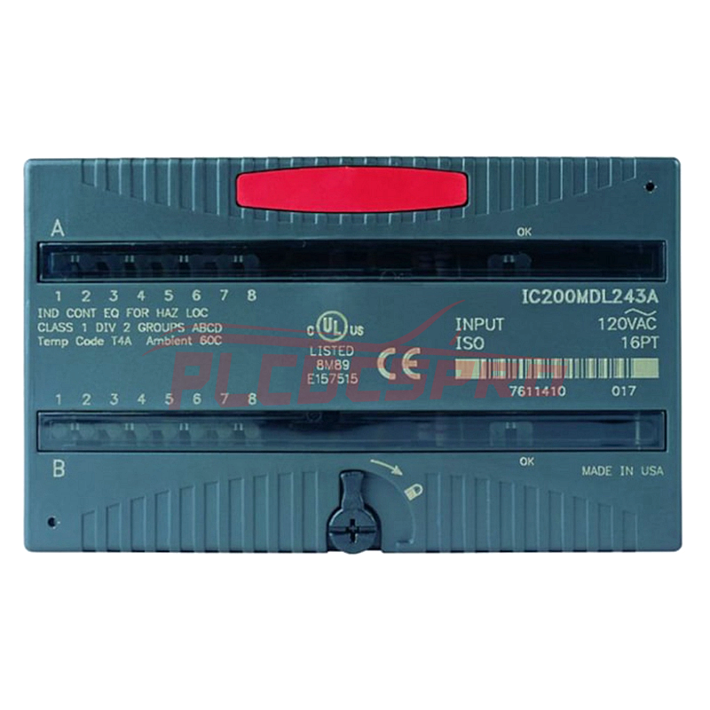 Emerson GE IC200MDL243 Diskrētais ieejas modulis 120 VAC