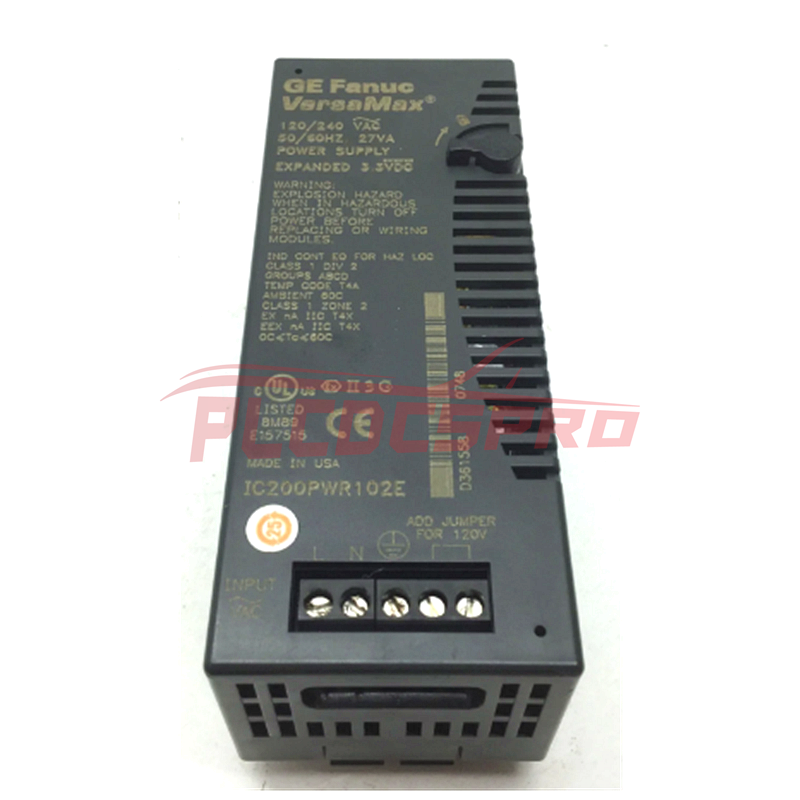IC200PWR102E | Module d'alimentation GE Fanuc VersaMax