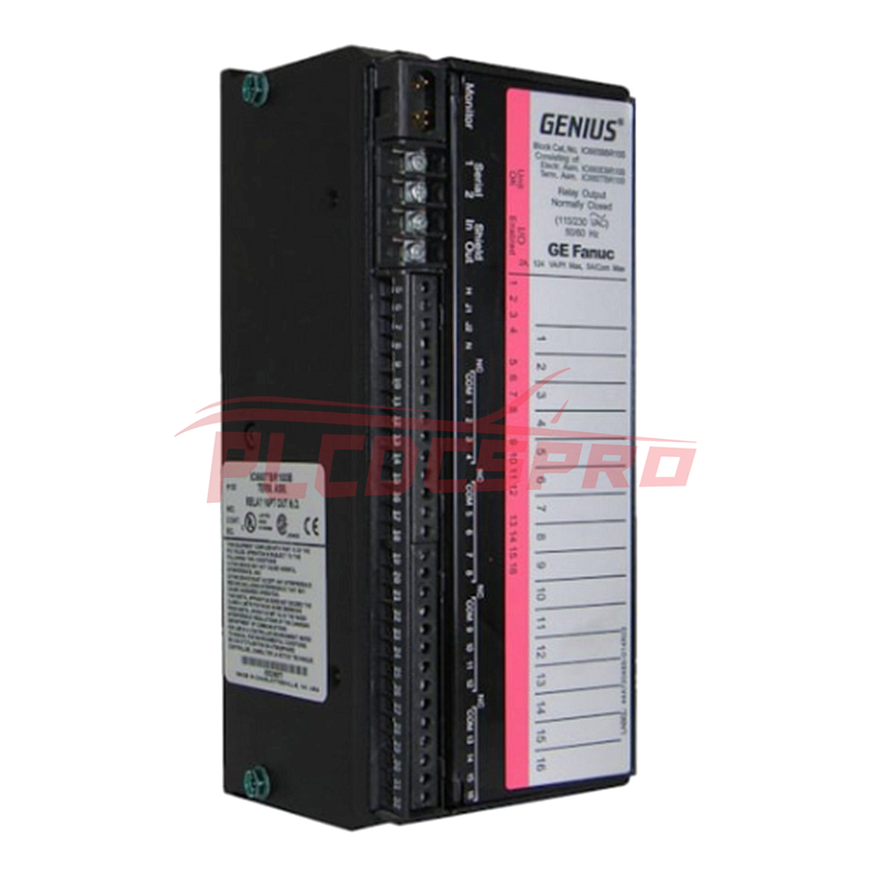 IC660BBR100 | GE Fanuc блок - релейен изход нормално затворен 16 точки