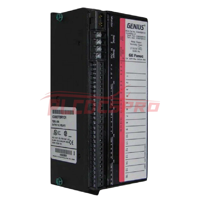 GE Fanuc Genius I/O IC660TBR101 Terminal Montajı