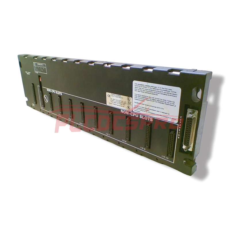 GE Fanuc PACSystems RX3i Serial 10-Slot Remote Baseplate Model: IC693CHS393