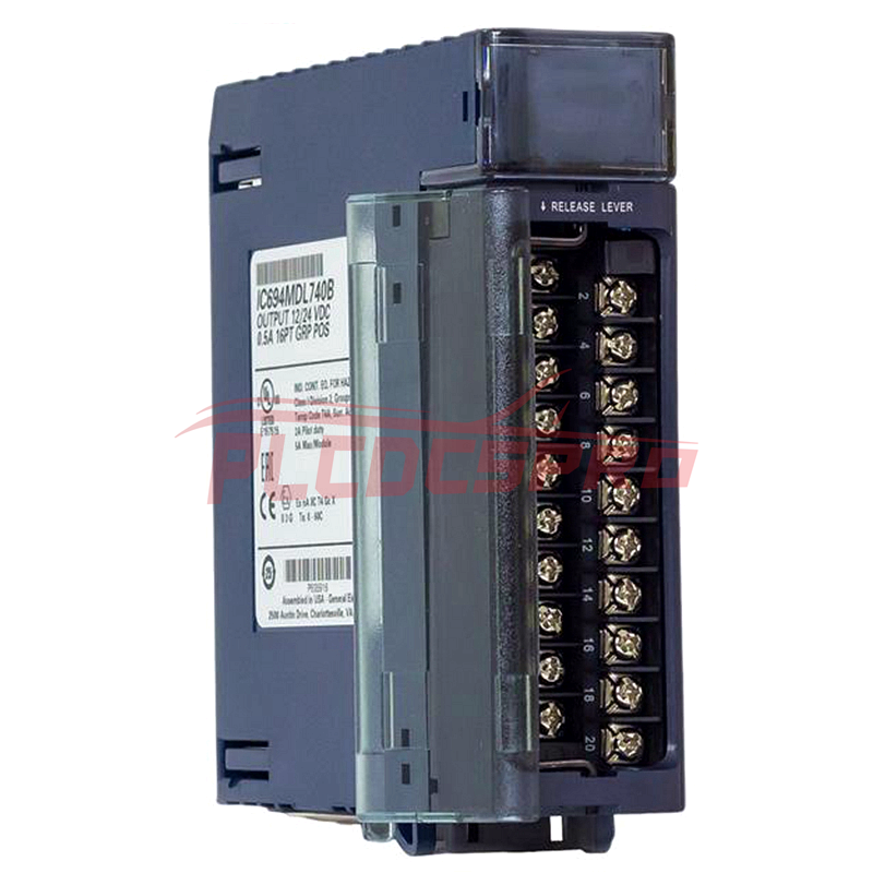 GE Fanuc IC694MDL740 Uscita Discreta 12/24 Vdc 0,5a 16pt Gruppo Pos