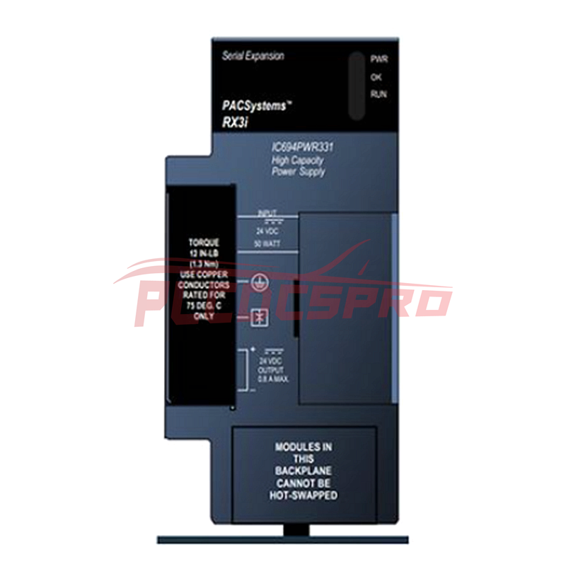 IC694PWR331 | GE Fanuc | Moduł zasilania 24VDC HI-CAP 30W