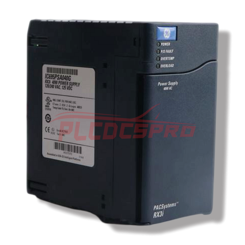 Fonte de Alimentação GE Fanuc IC695PSA040 RX3i 40W 120/240VAC, 125VDC