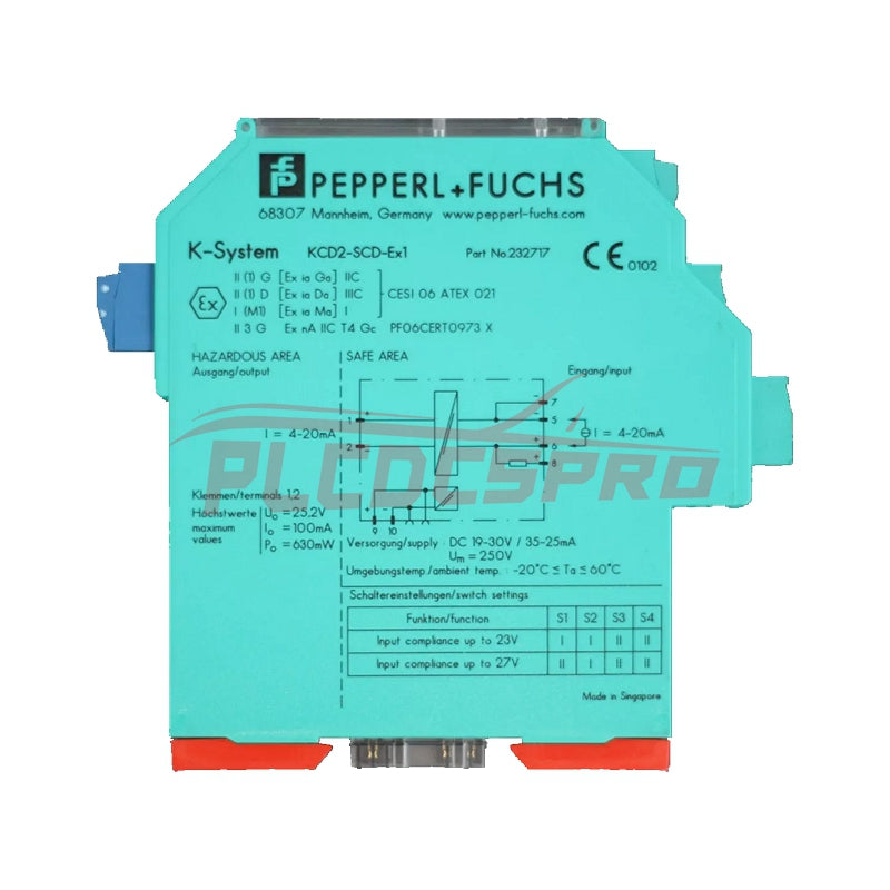 Pepperl+Fuchs KCD2-SCD-EX1 УМЕН Токов Драйвер 24 V DC