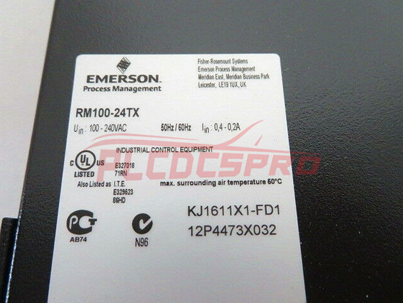 KJ1611X1-FD1 | Emerson DeltaV | Przełącznik sieciowy RM100-24TX 12P4473