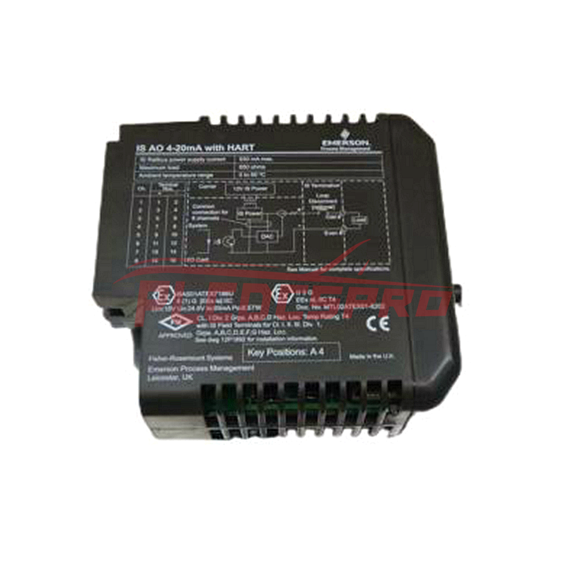 KJ3102X1-BE1 | Emerson Delta V Güvenli Analog Çıkış Kartı 12P2703