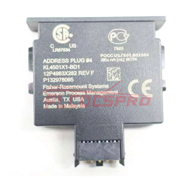 Emerson KL4501X1-BD1 DeltaV Address Plug