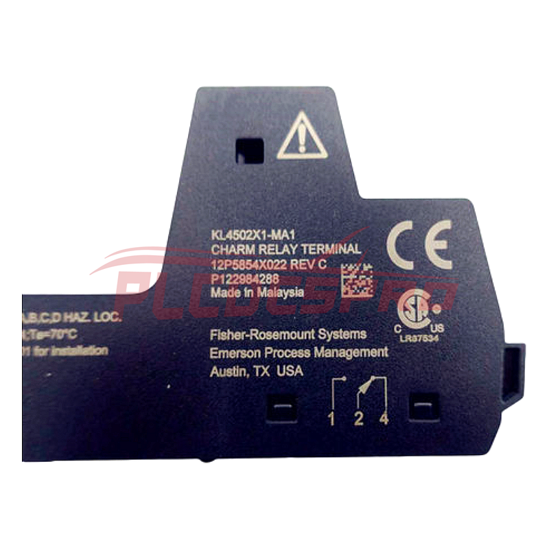 Emerson DeltaV KL4502X1-MA1 Relay Out Terminal Charm