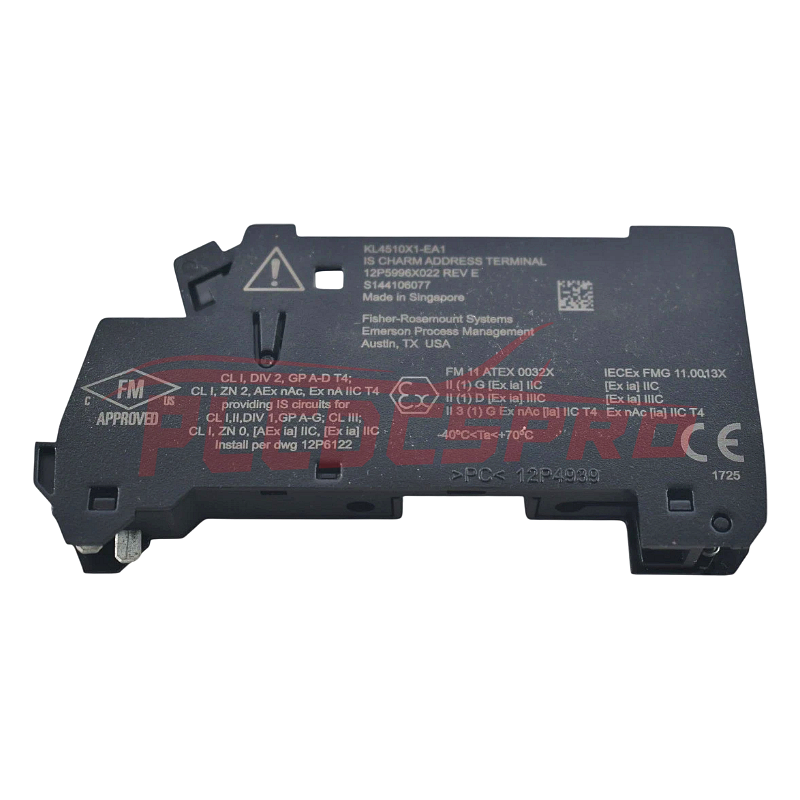 KL4510X1-EA1 | Emerson DeltaV | I.S. CHARM Address Terminal