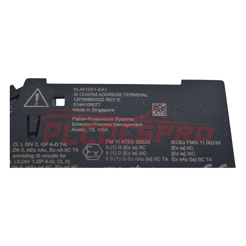 KL4510X1-EA1 | Emerson DeltaV | I.S. CHARM Address Terminal
