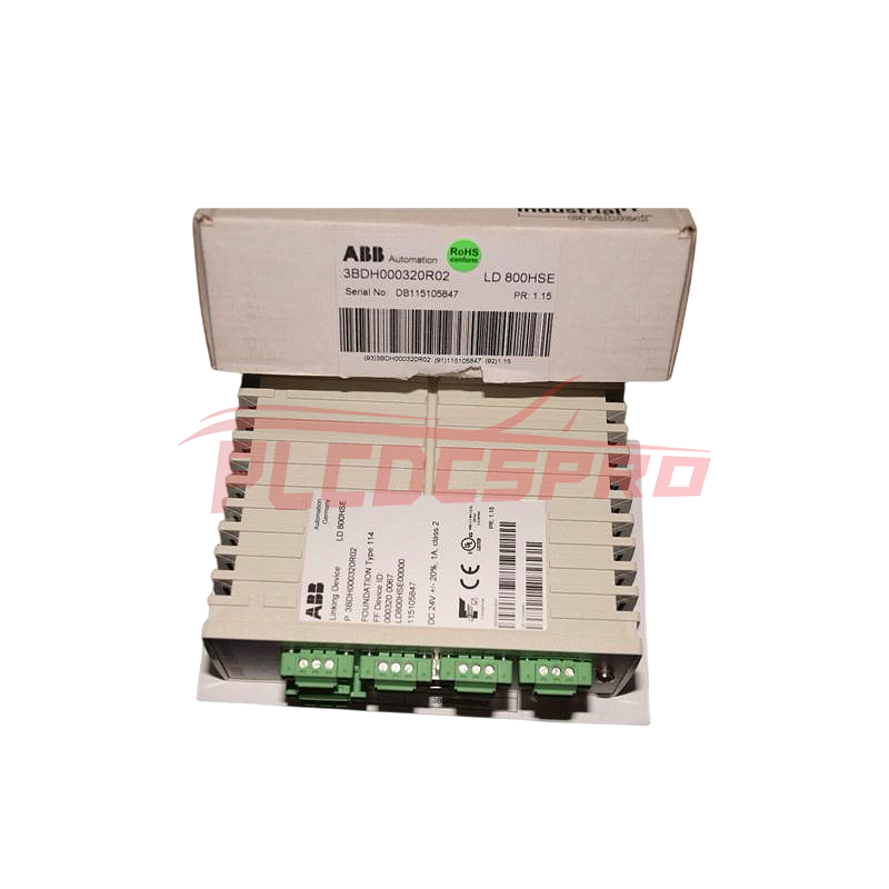 ABB LD 800HSE EX 3BSE073314R1 Foundation Fieldbus Bağlayıcı Qurğu
