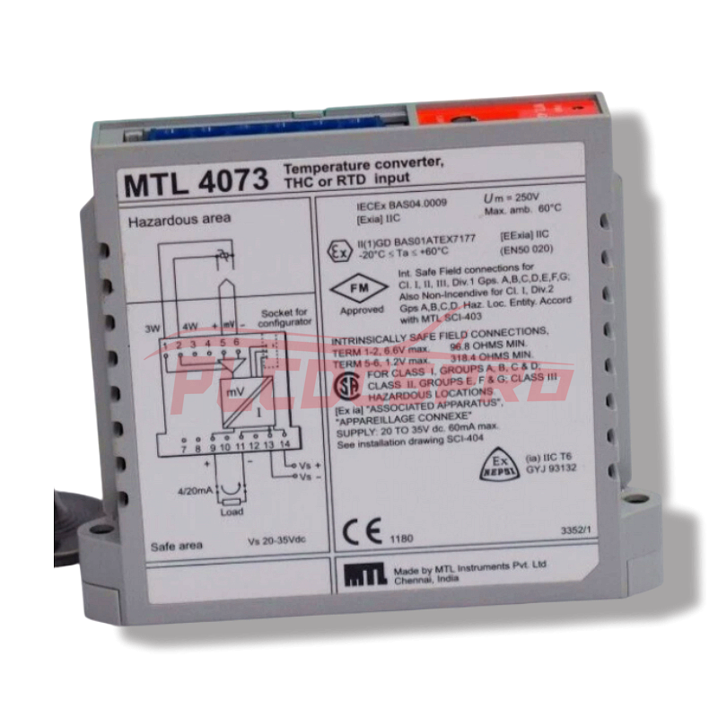 Mô-đun Bộ chuyển đổi Nhiệt độ MTL Instruments MTL4073