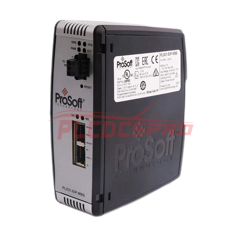 Prosoft PLX31-EIP-MBS4 EtherNet/IP uz 4 portu seriālo Modbus vārteja