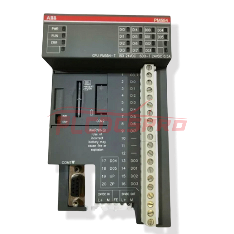 1TNE968900R0100 | وحدة المعالجة المركزية ABB PM554-T 128kB