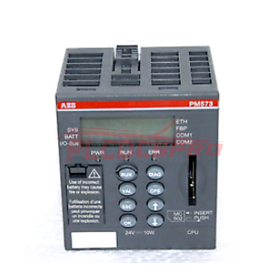 Модуль процессора ABB PM573-ETH 1SAP130300R0271 Память 512kb