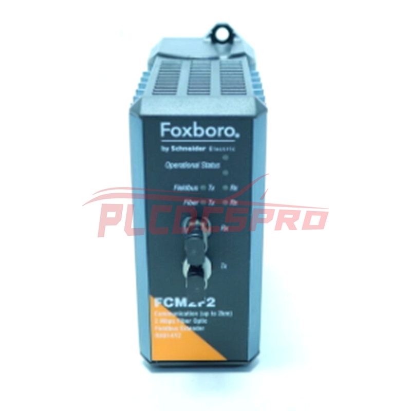 Foxboro I/A Série FCM2F2 RH914YZ Extensor de Fieldbus Óptico de Fibra 2 Mbps