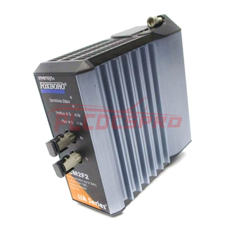Foxboro I/A Série FCM2F2 RH914YZ Extensor de Fieldbus Óptico de Fibra 2 Mbps