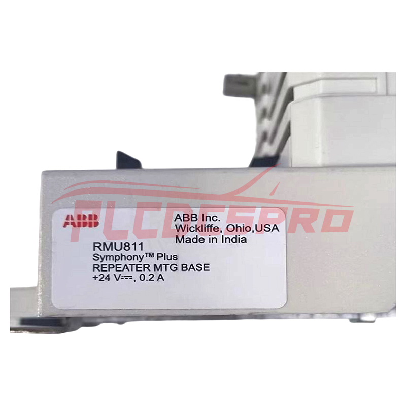 ABB RMU811 Mounting Base for a Redundant Pair of RFO810