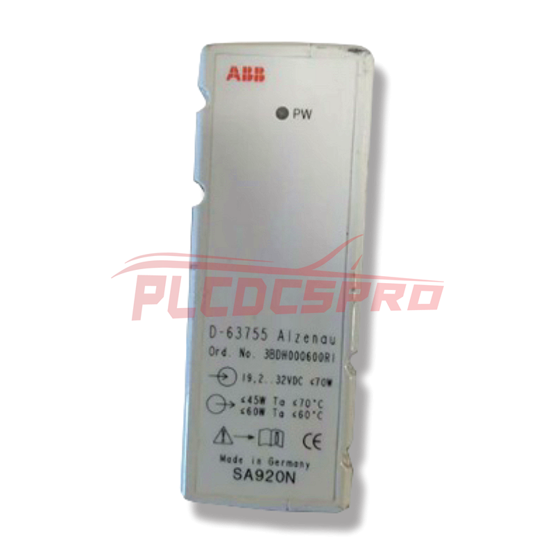 ABB SA 920N 3BDH000600R1 Модуль питания 24 VDC