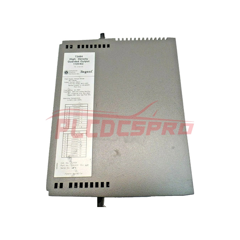 ICS Triplex T3484 16 csatornás 110VAC védett nagy sűrűségű kimenet