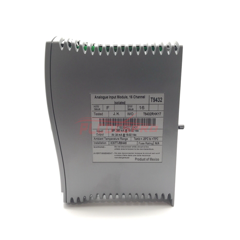 Mô-đun đầu vào tương tự ICS Triplex T9432, 24 Vdc, 16 kênh, cách ly