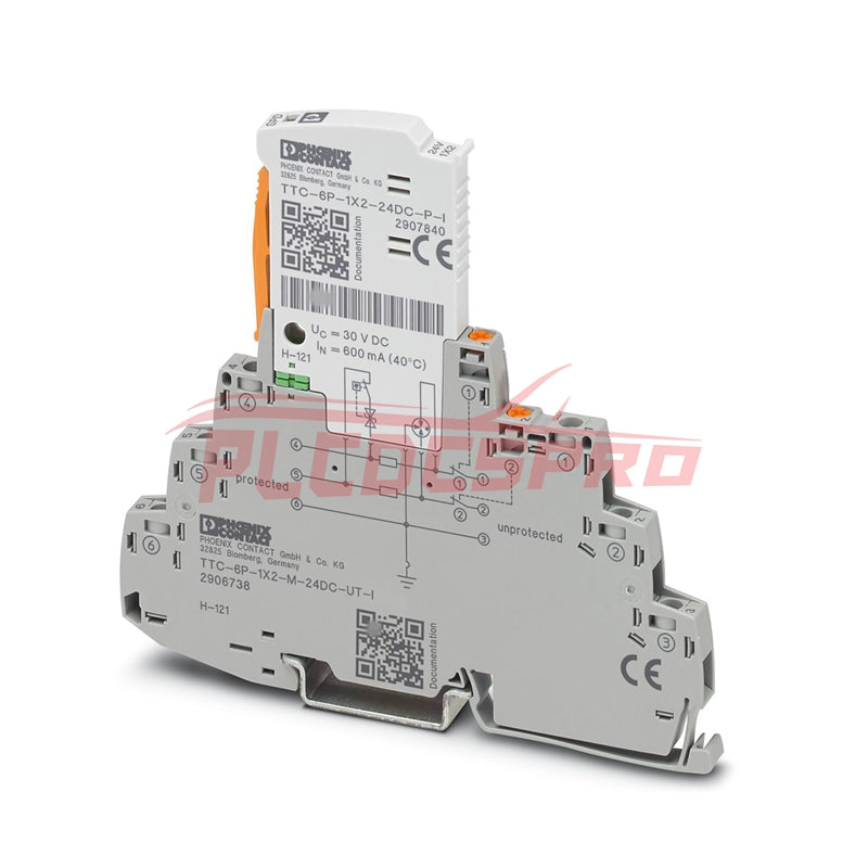 Dispositivo de protección contra sobretensiones Phoenix Contact TTC-6P-1X2-M-24DC-UT-I