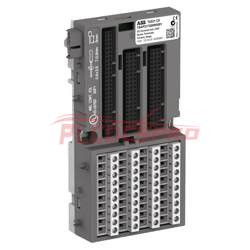 ABB TU531  I/O Terminal Unit For 230 VAC and Relay Module