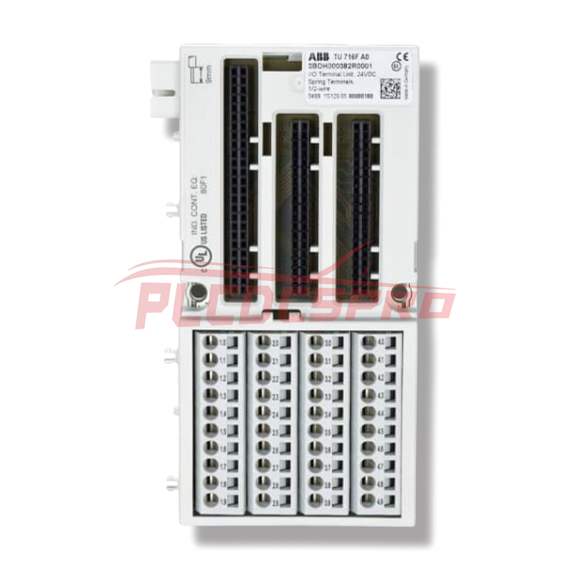TU 716F | ABB 3BDH000382R0001 I/O Terminal Unit, 24 VDC